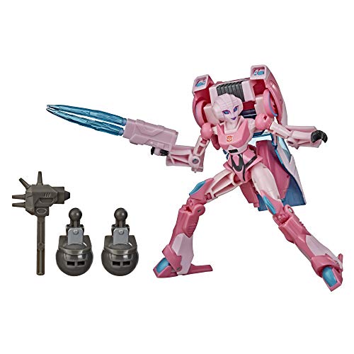 Transformers Toys Generations War for Cybertron: Earthrise Deluxe WFC-E17 Arcee Action Figure - Kids Ages 8 and Up, 5.5-inch