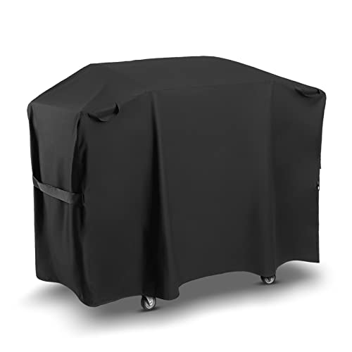 Unicook Griddle Cover for Blackstone 28 Inch ProSeries Grill, Flat Grill Cover 60 Inch, Outdoor Cooking Station Cover with Sealed Seam, Heavy Duty Waterproof Grill Cover, Black