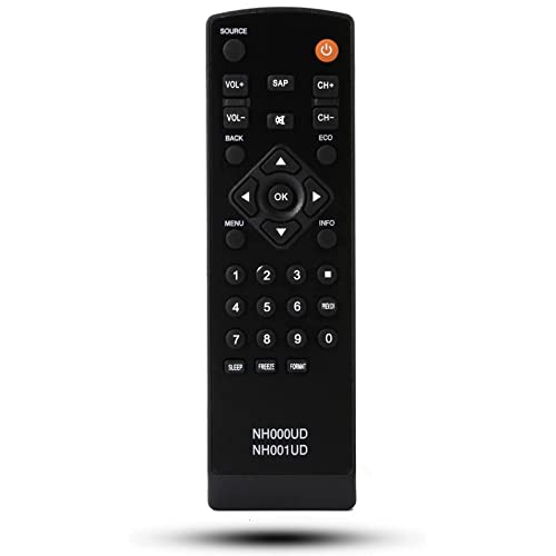 Universal Replaced Remote Control NH000UD NH001UD for Emerson Sylvania TV CLC320EM2F, CLC401EM2F, LC190EM1, LC190EM2, LC220EM1, LC220EM2, LC260EM1, LC260EM2 LC260EM2A,  LC320EM2, RLC320EM