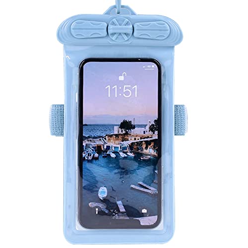 Vaxson Phone Case, Compatible with BLU Advance L5 Waterproof Pouch Dry Bag [ Not Screen Protector Film ] Blue