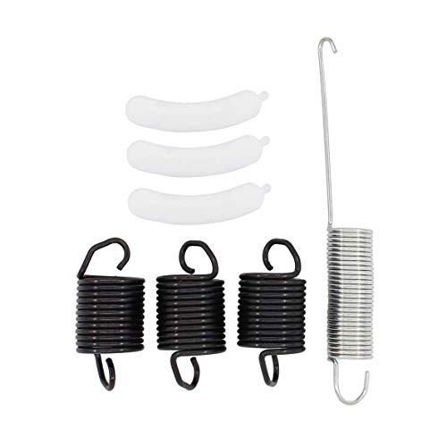 Washing Machine Kit 3 pcs Suspension Spring WP63907 & 1 pcs Counterweight Counter Balance W10250667 & 3 pcs Tub Wear Pad 285744 for Whirlpool Washer