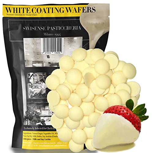 White Melting Chocolate Candy Melts | White Chocolate Melts 5 Lbs| Melting Chocolate Wafers Chips in Healthy Resealable Packaging Perfect for Baking Dipping Chocolate Fountain Fondue Coating Wafer