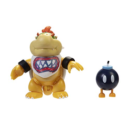 World of Nintendo 4" Bowser Jr. with Bib Action Figure