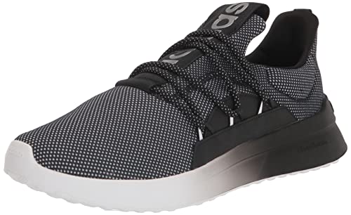 adidas Men's Lite Racer Adapt 5.0 Running Shoe, White/Black/White (Wide), 11