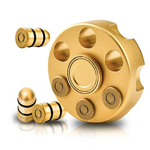 Alloy Metal Fidget Spinners for Kids Adults- Cool Sensory Handheld Finger Hand Cube Spiner for Anti Anxiety Stress Relief, Quiet Desk Toys for School Home Office Classroom