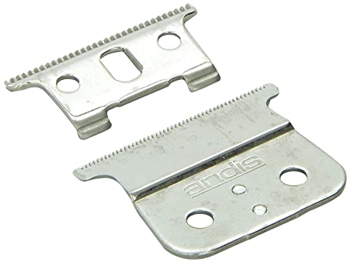Andis 04521 Replacement T-Blade For T-Outliner Trimmer, Close Cutting Zero Gapped, Replacement Blade For Andis Model GTO, GO, SL, SLS Trimmers, Silver