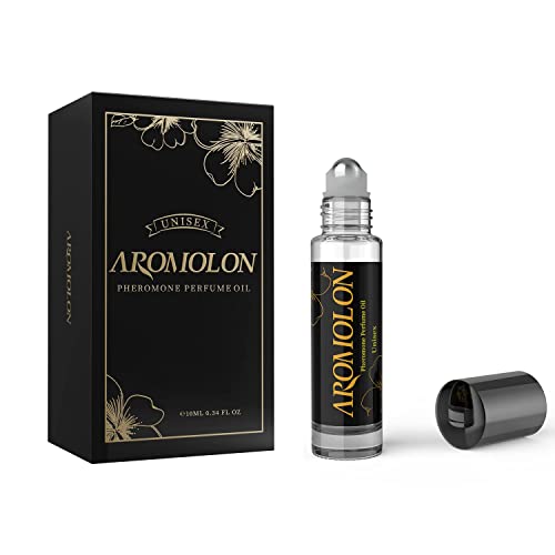 Aromolon Unisex Pheromone Pefume Oil for Women and Men (Mystery) - Long Lasting Fragrance Roll on Pheromones for Men and Women 0.34 fl oz / 10 ml