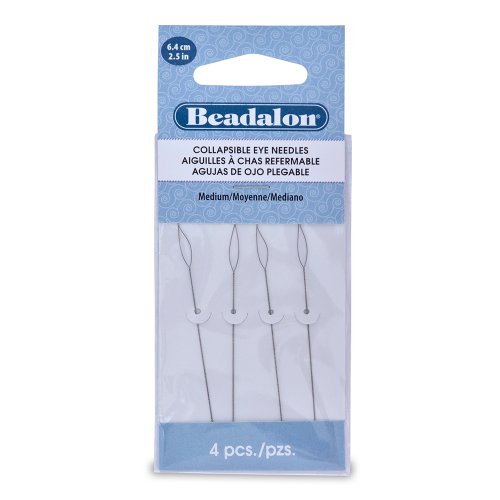 Beadalon Collapsible Eye Needles 2.5-Inch Medium