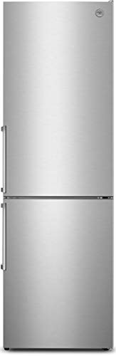Bertazzoni REF24BMFX 24" Counter Depth Bottom Mount Refrigerator with Surround Cooling System and Total No Frost System - Fingerprint Resistant Stainless Steel