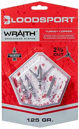 BLOODSPORT Wraith Broadheads Turkey Lopper 125 Gr. 6 Pk