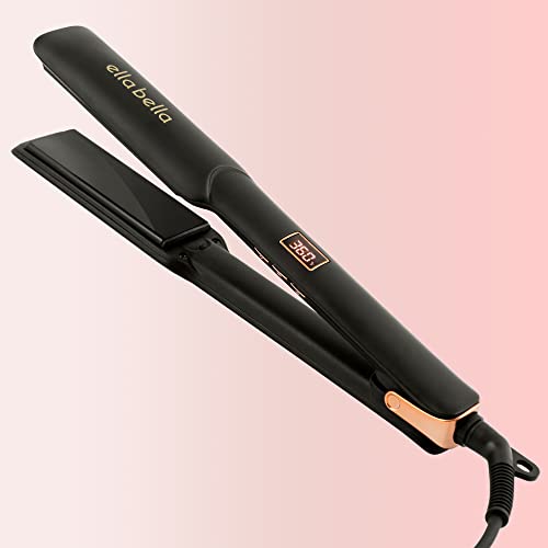 Ceramic Flat Iron Hair Straightener • Professional Straightening Iron • Digital Display to Accurately Control Temperature • Straightner Suitable for All Hair Types