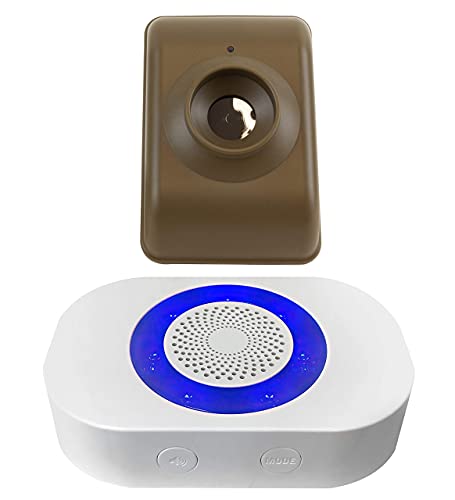 Dakota Alert Long Range Driveway Alarm Motion Detector - DCMA-4k Plus One Mile Wireless Range Alarm System - DCMT-4000 Transmitter & RE-4k Plus Receiver-Use Outdoors, Driveways, Entrances & Backyards