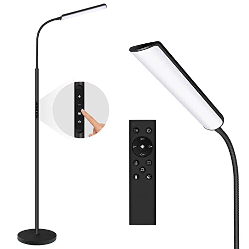 Dimunt LED Floor Lamp, Bright 15W Floor Lamps for Living Room with 1H Timer (Floor Lamp)