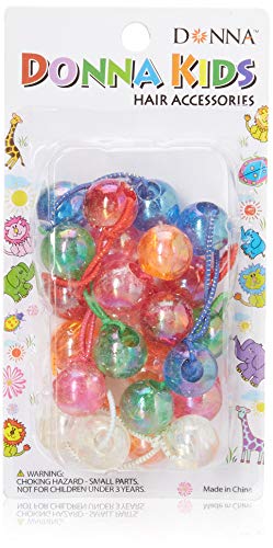Donna Collection Kids Ponytail Balls, 12 Count