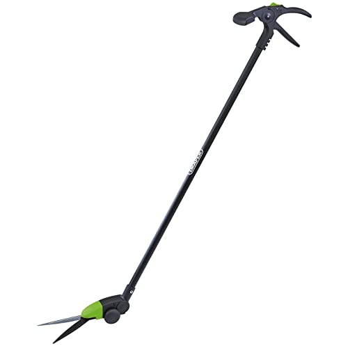 Draper 37795 Long Handled Grass Shear with Wheels, Green and Black