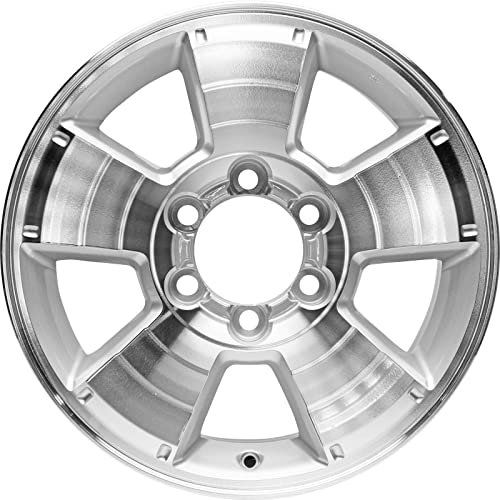 Factory Wheel Replacement For 5 Spoke Aluminum Alloy Wheel Rim 17x7.5" 17" Inch 2005-2015 Toyota Tacoma - ALY69463U10N | Direct Fit - OE Stock Specs