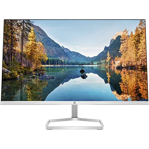 HP 24" M24f Monitor with 3-Sided Micro-Edge Bezel, Silver and Black - 23.8" FHD (1920 x 1080) IPS Diagonal Display, AMD FreeSync 99% sRGB Color Gamut, VGA and 1 HDMI Ports, BROAG USB Extension Cable