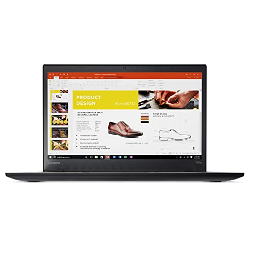 Lenovo ThinkPad T470s 14" FHD Laptop, Intel Core i7-7600U, Up to 3.9GHz, 16GB RAM, 512GB SSD, Webcam, Windows 10 Pro (Renewed)