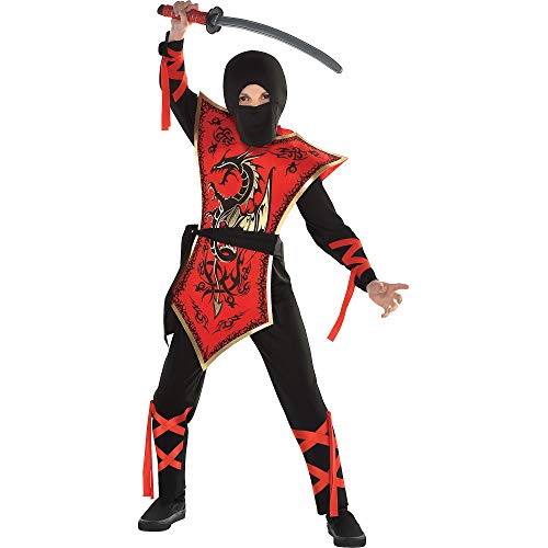 Ninja Assassin Costume - Child Medium 8-10, 1 Set