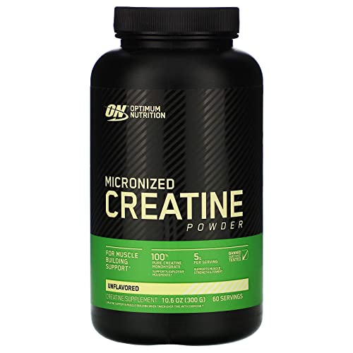 Optimum Nutrition Micronized Creatine Powder, Unflavored, 10.6 oz (300 g)