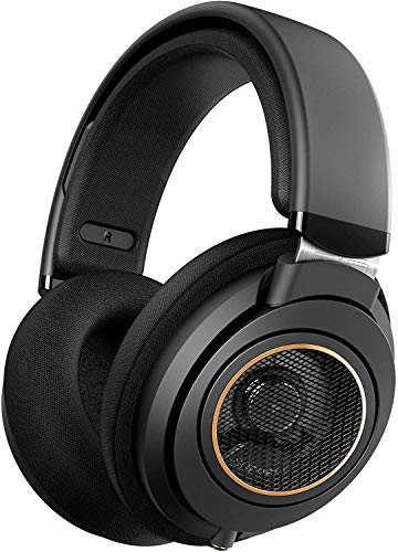 Philips Over Ear Open Back Stereo Headphones Wired with Detachable Audio Jack, Studio Monitor Headphones for Recording Podcast DJ Music Piano Guitar (SHP9600)