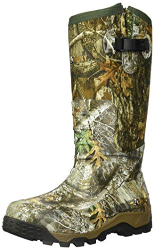 Rocky Men's Sport Pro Pull-On Rubber Snake Boot Knee High, Realtree Edge, 12 M US