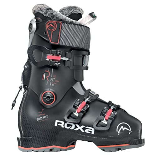 Roxa R/Fit Hike 85 Ski Boots Womens Sz 7.5 (24.5) Black/Black/Coral