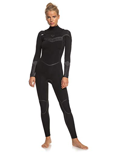 Roxy Womens 4/3 Syncro+ Front Zip LFS Wetsuit - Black/Black | 8