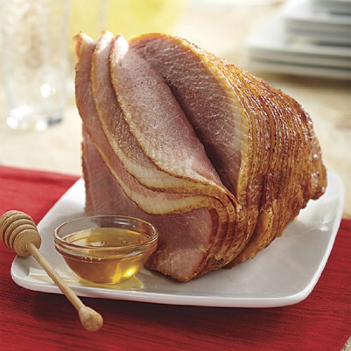 Smithfield Honey Cured Spiral Sliced Half Ham, Fully Cooked, Glazed with Honey, 8-10 lbs.