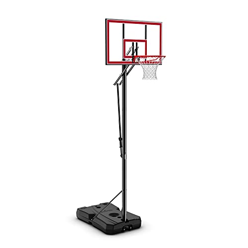 Spalding 44" Shatter-Proof Polycarbonate Pro Glide® Portable Basketball Hoop