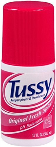 Tussy Anti-Perspirant Deodorant Roll-On Original, Fresh Spice 1.70 oz (Pack of 2)