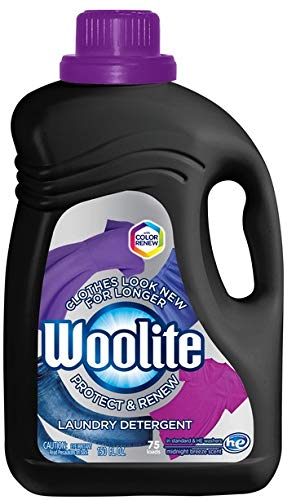 Woolite Darks Liquid Laundry Detergent, 150 Fl. Oz, 75 Loads, High Efficiency, Black