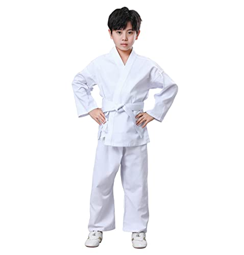 Karate Gi for Kids & Adults Lightweight Students Karate Uniform Sets with Belt for Martial Arts trainning
