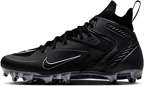 Nike Alpha Huarache 8 Elite LAX Lacrosse Cleats Men's Black CW4440-011 (us_Footwear_Size_System, Adult, Men, Numeric, Medium, Numeric_11)