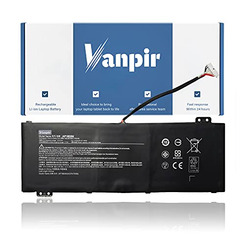 Vanpir AP18E8M AP18E7M Laptop Battery Compatible with Acer Nitro 5 AN517-52 Aspire 7 A715-74 A715-74G ConceptD 3 Pro CN315-71P CN315-71P-73W1 ConceptD 5 Pro CN515-71P Series Notebook 4ICP4/70/88 15.4V