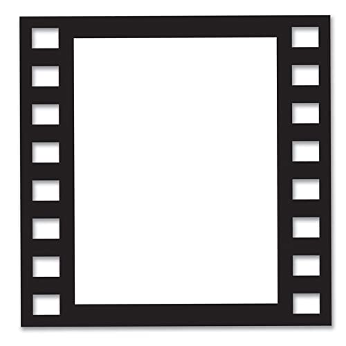 Beistle Black 5 Piece Filmstrip Photo Fun Frames, 12"
