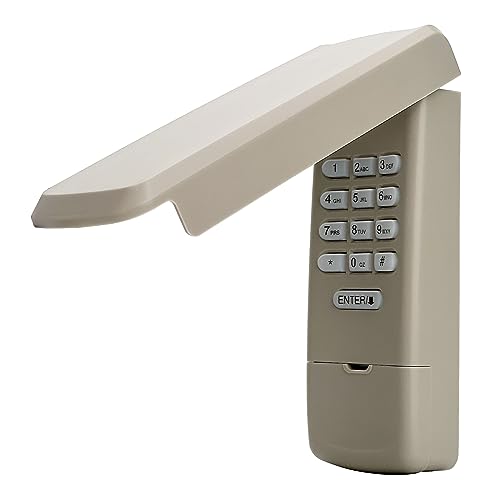 Garage Door Opener Keypad for Liftmaster Chamberlain Craftsman Openers, Replaces 877MAX G940EV-P2 878MAX 377LM 977LM 877LM 66LM, Wireless Keyless Entry Outside Remote
