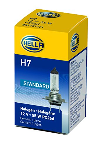 HELLA H7 Standard Halogen Bulb, 12 V, 55W