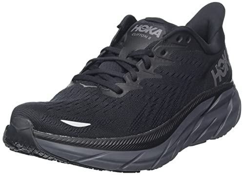 HOKA ONE ONE Bondi 8 Mens Shoes Size 9.5, Color: Black/Black