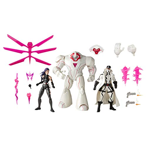 Marvel Hasbro Legends Series X-Men 6-inch Collectible Action Figures Psylocke, Nimrod, and Fantomex Toys (Amazon Exclusive)