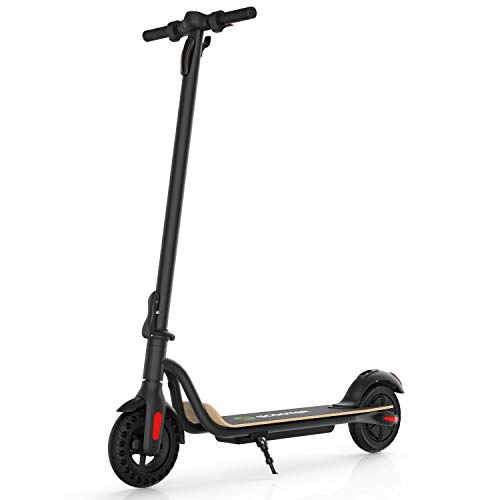MEGAWHEELS Electric Scooter, 3 Gears, Max Speed 15.5 MPH, Up to 17 Miles Rang 7.5 Ah Powerful Battery with 8'' Tires Foldable Scooter for Adults Longer Deck, Load 265 lbs
