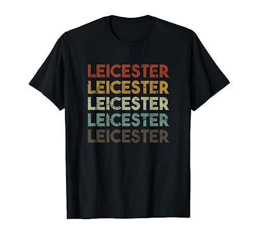 Retro Leicester England T-shirt