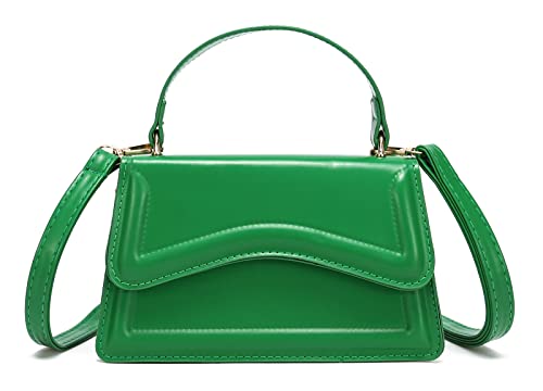 SHUIANGRAN Stylish and Simple Crossbody Bag Small Square bag Purses for Women Satchel Shoulder bag Bag Purse Green