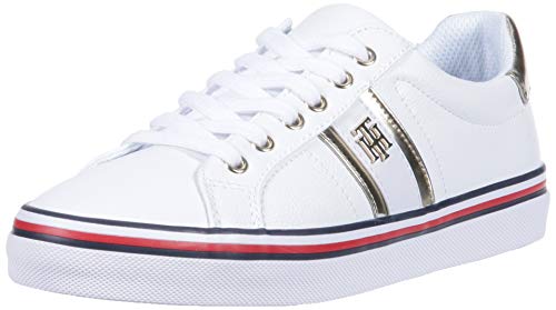 Tommy Hilfiger Women's FENTII Sneaker, White, 8